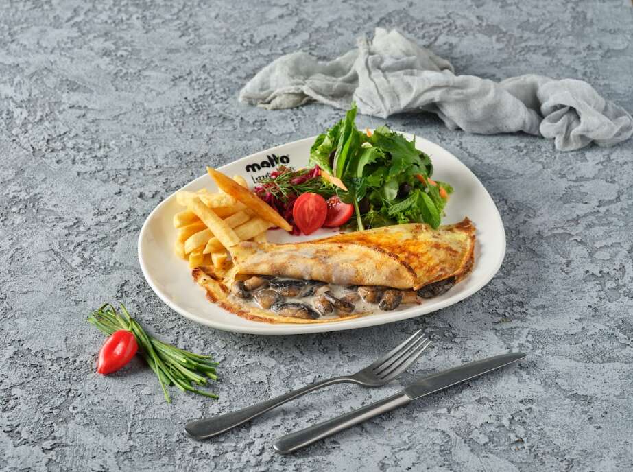 Mushroom crepe