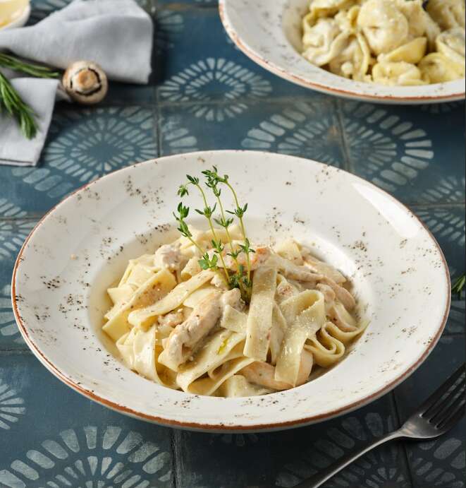 Fettuccine Chicken Alfredo