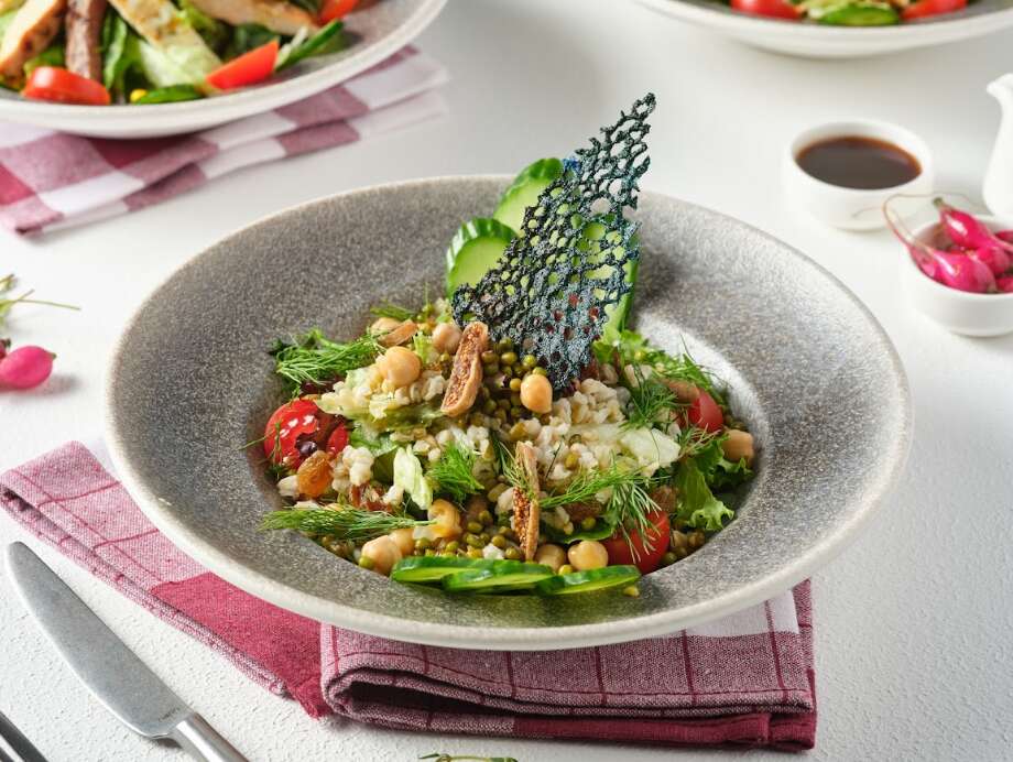 Grain and Mung Bean Salad