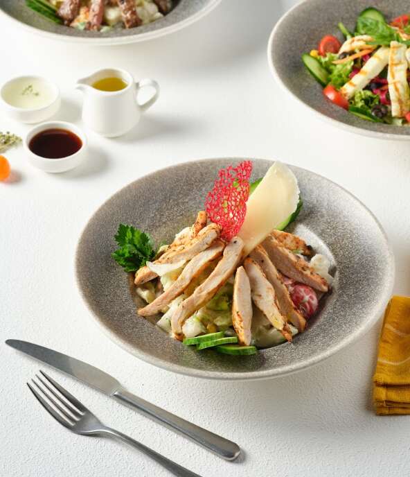 Grilled Chicken Caesar Salad