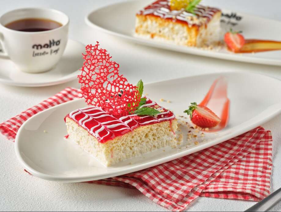 Raspberry tres leches cake