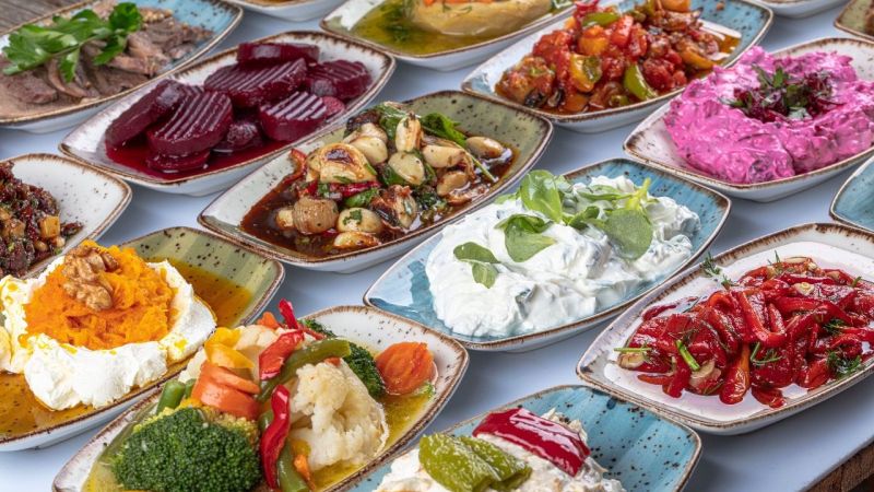 ZETİNYAĞLI YOĞURTLU MEZELER