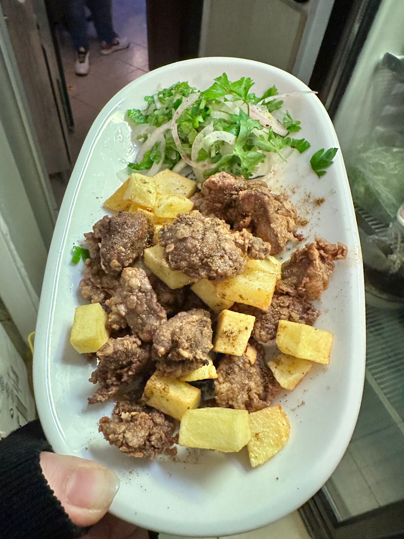 Arnavut ciğeri (Albanian-style liver)