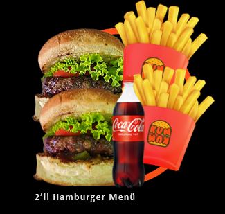 2'li Hamburger Menü