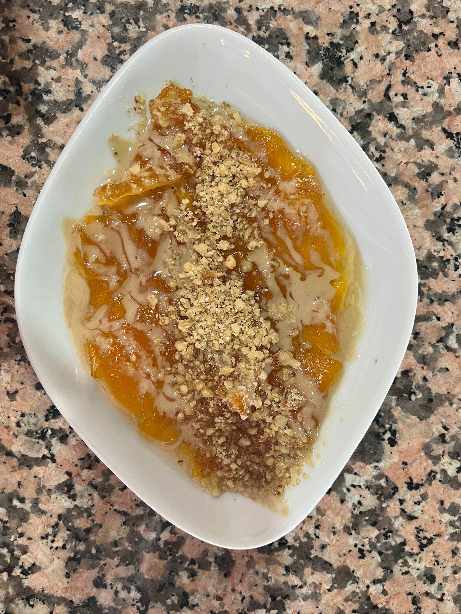 Leaf-Cut Turkish Pumpkin Dessert with Tahini