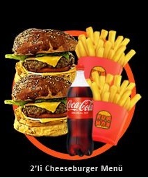 2'li Cheeseburger Menü
