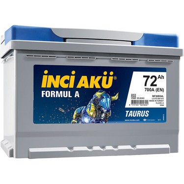 12 V 72 AH İNCİ AKÜ