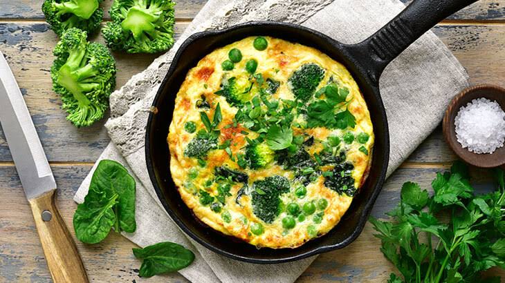 Vegetable omelette