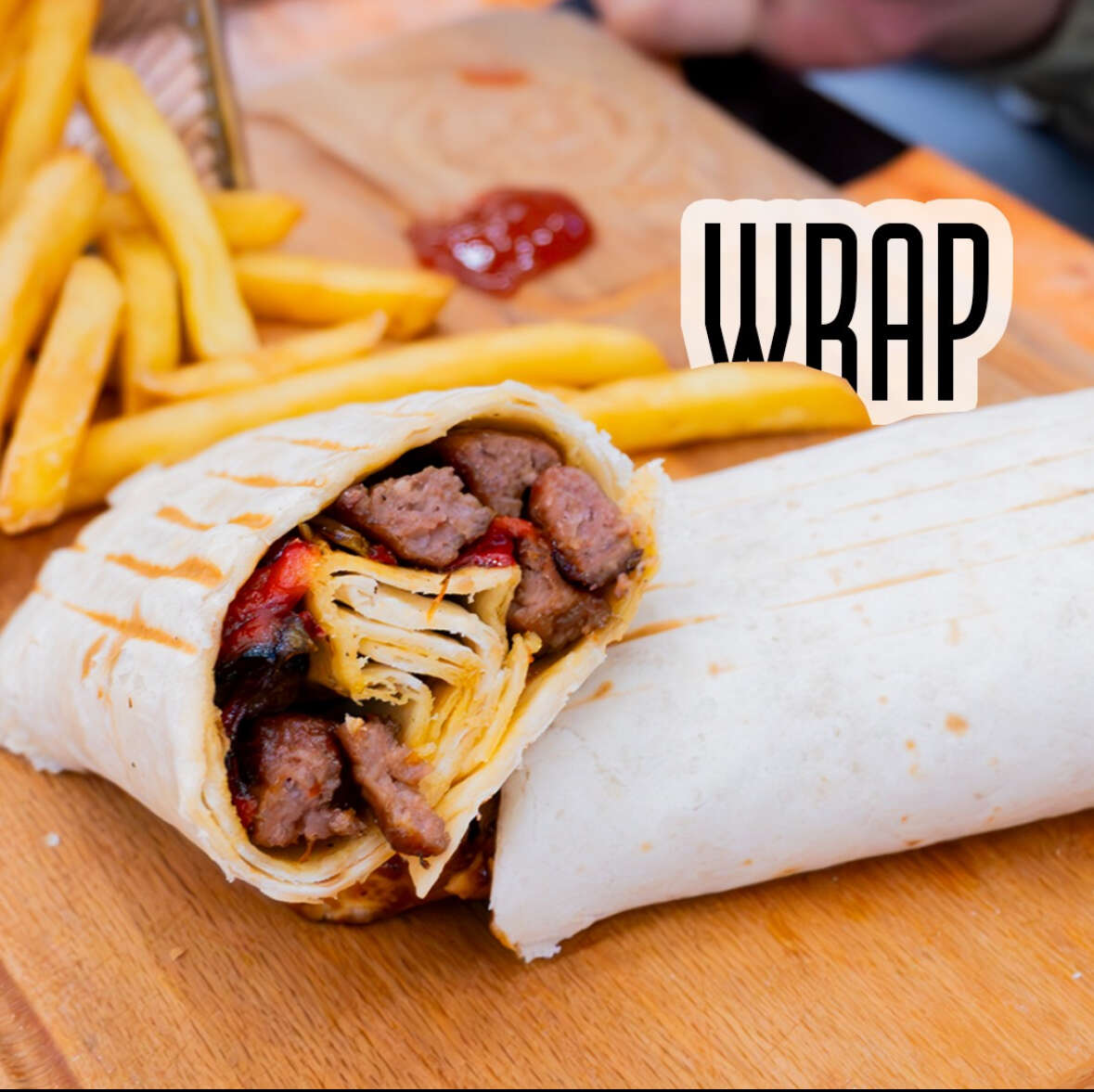Kofta wrap