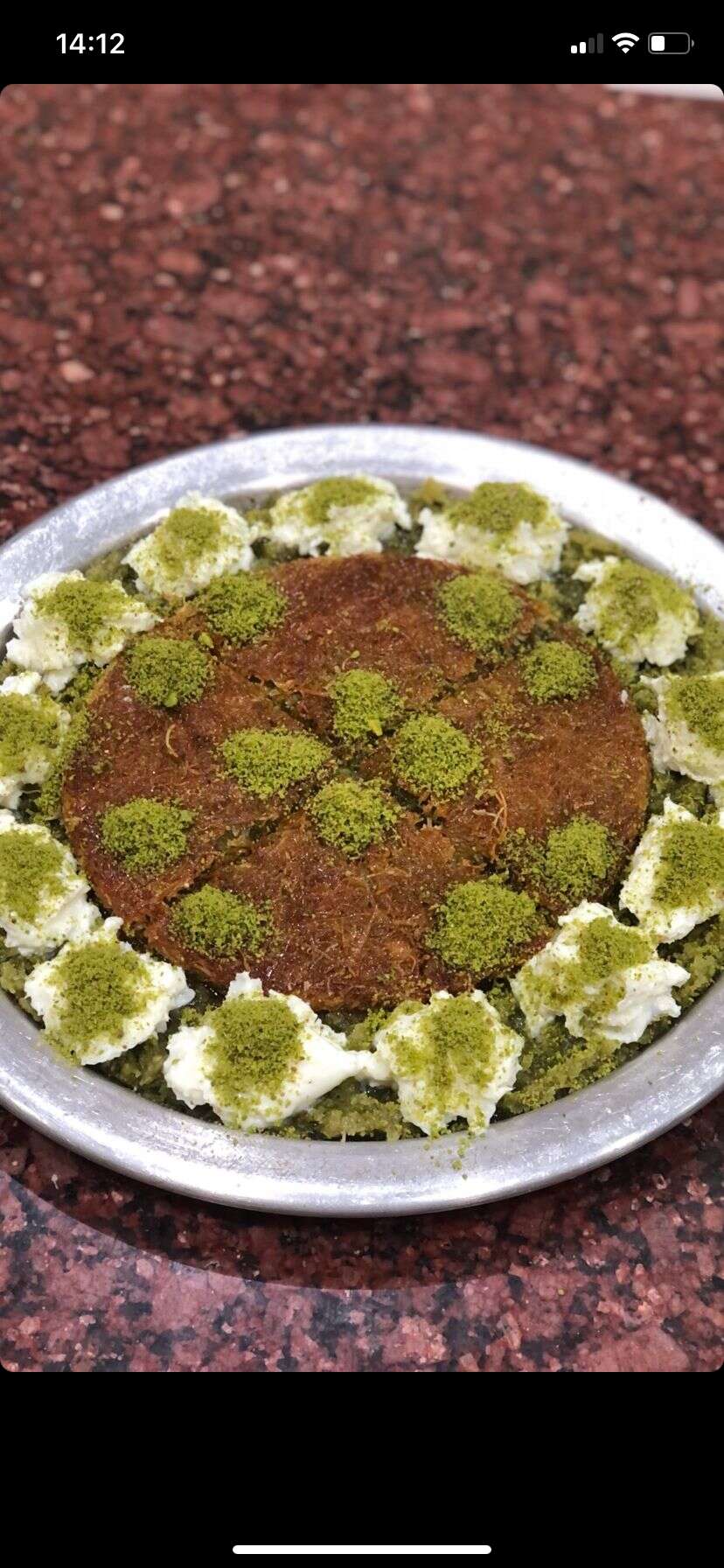 Papatya (mixed künefe and cennet çamuru)