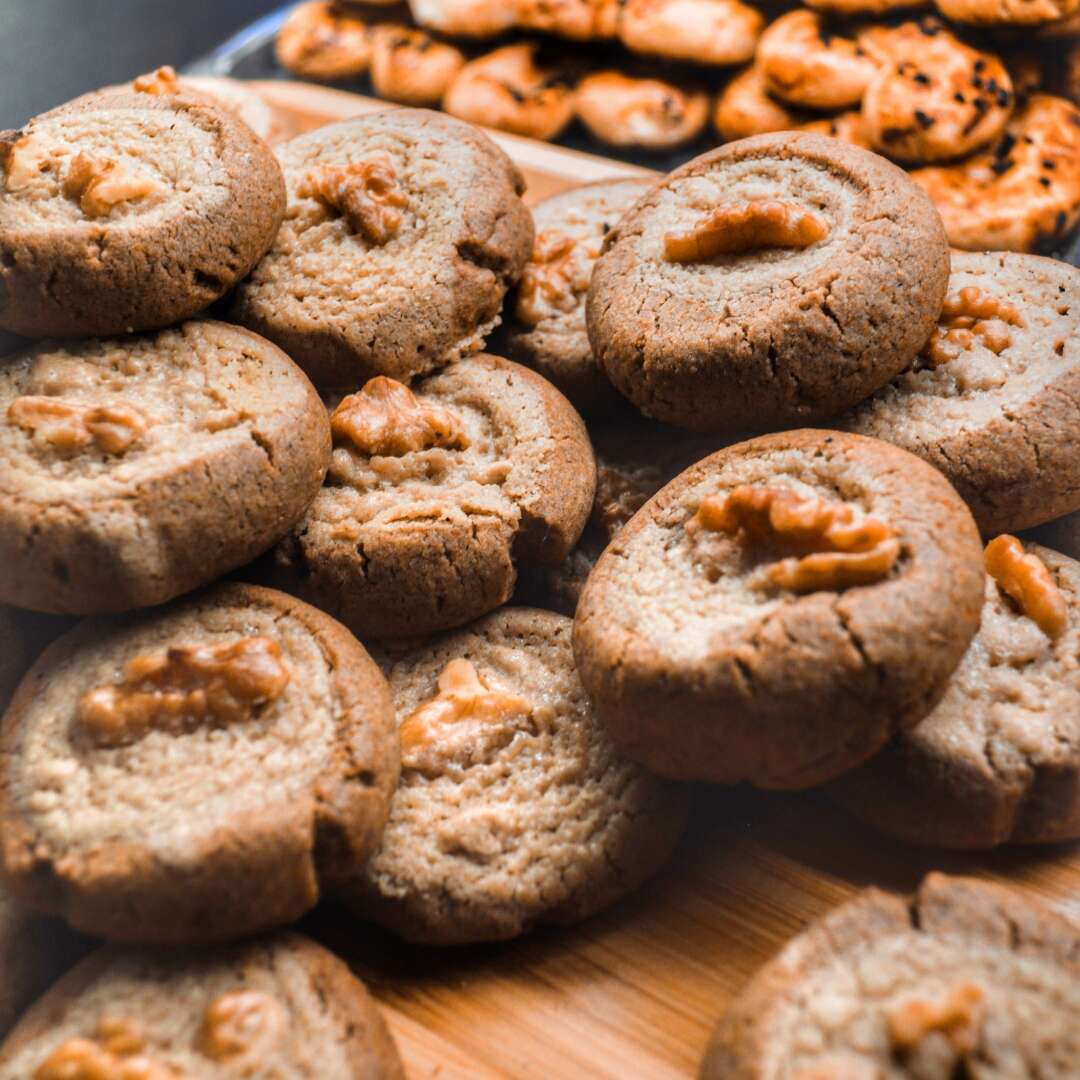 Glutensiz Tahinli Şekersiz Kurabiye