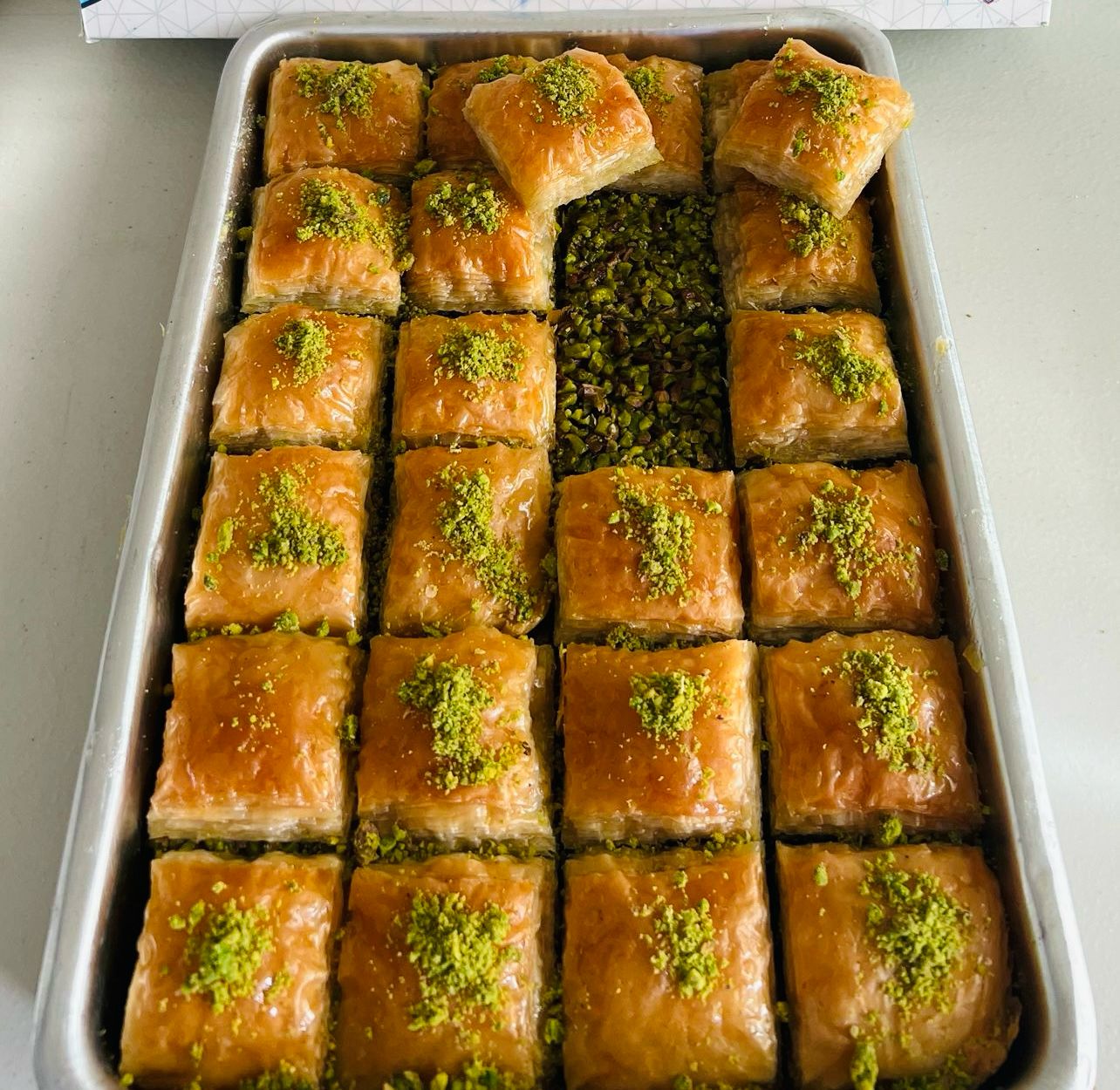 Baklava carré spécial aux pistaches premium