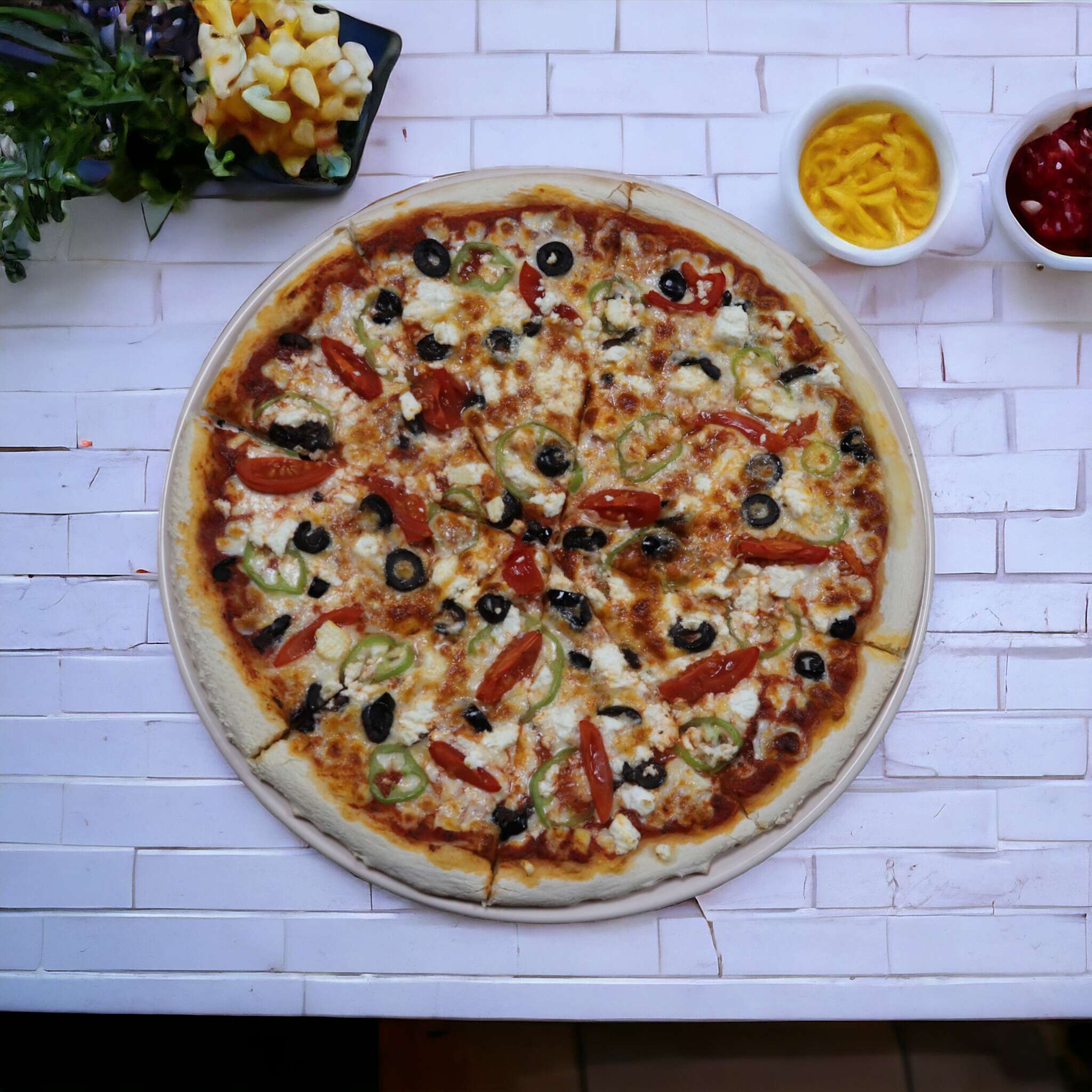 Mediterranean Pizza