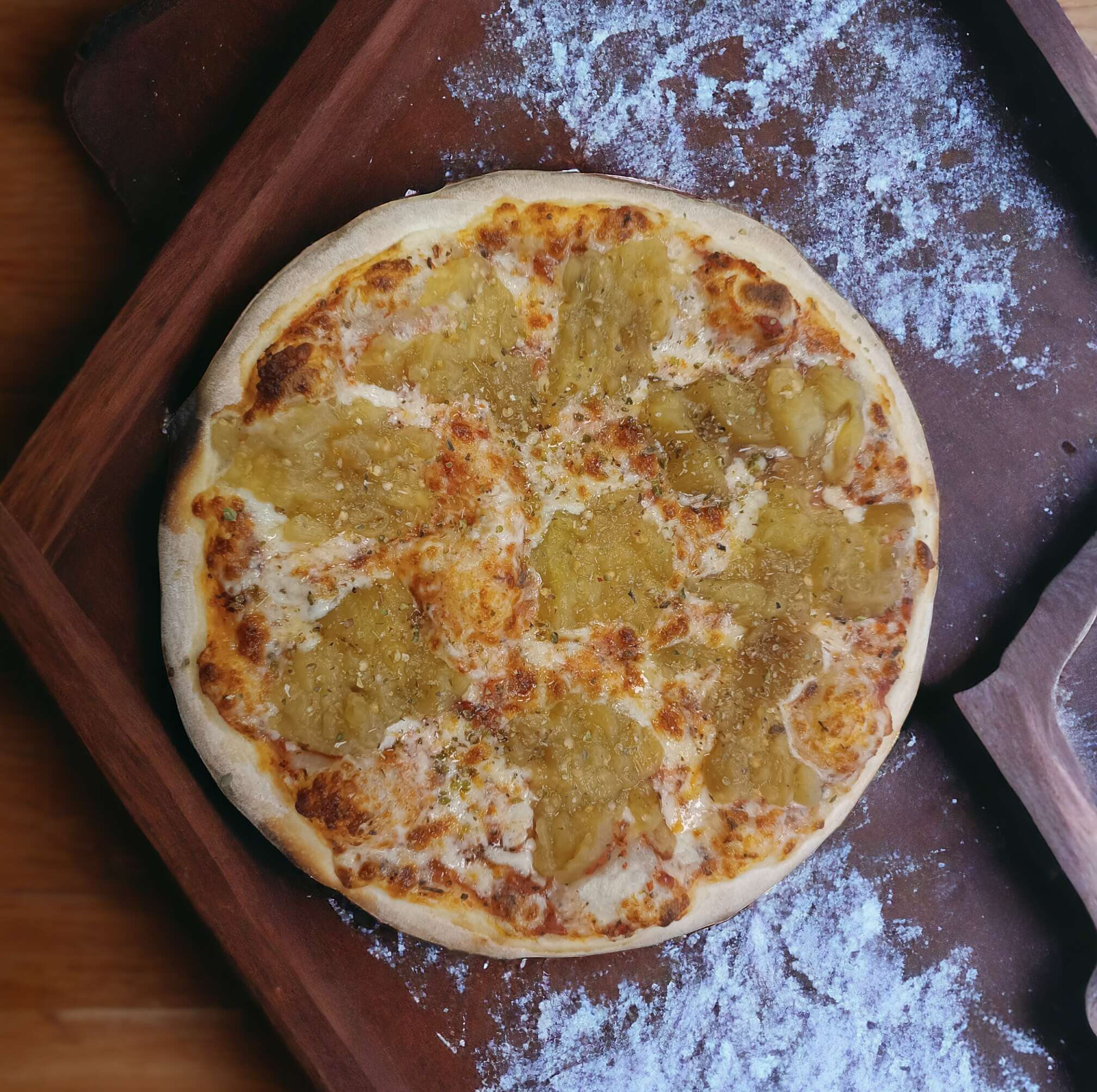 Roasted Eggplant Pizza