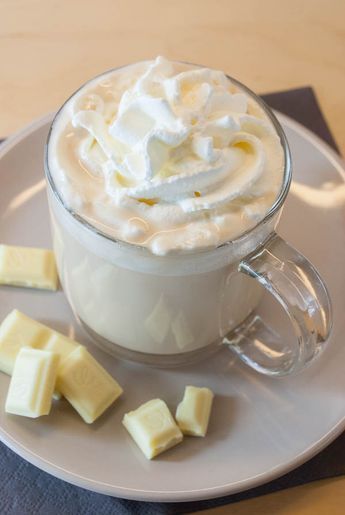 Hot white chocolate