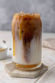 Flavored iced macchiato