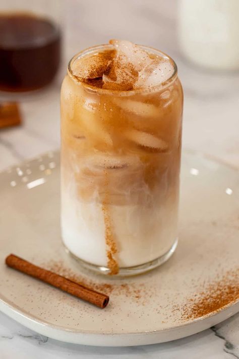 Iced chai tea latte