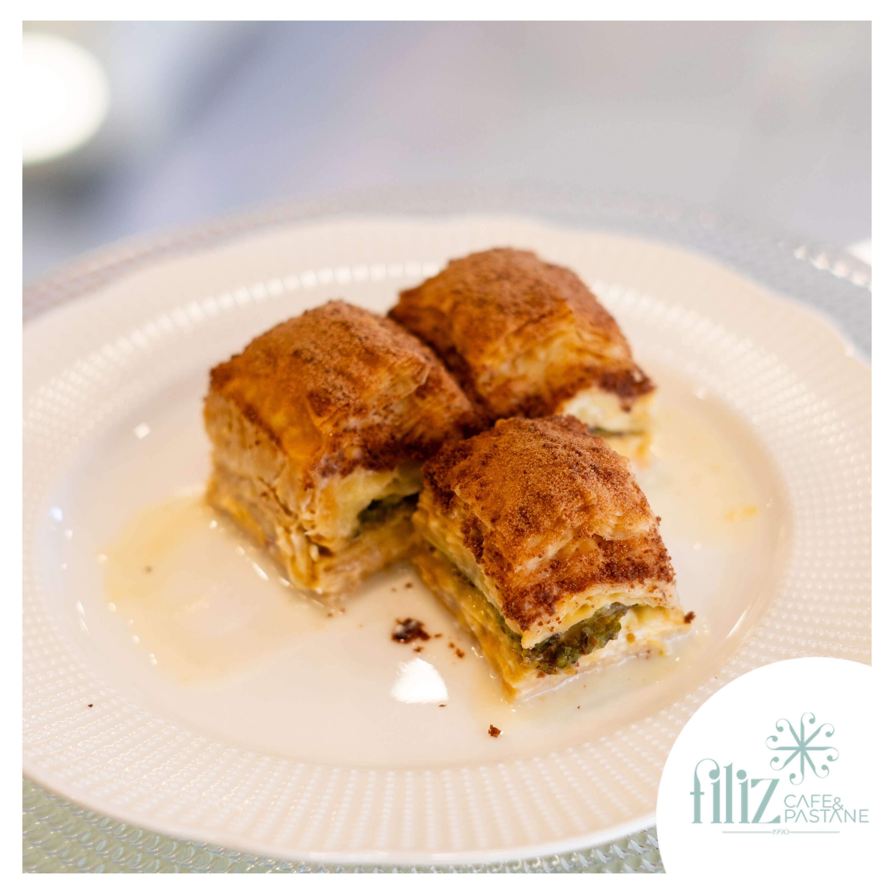 Soğuk Baklava Fıstıklı