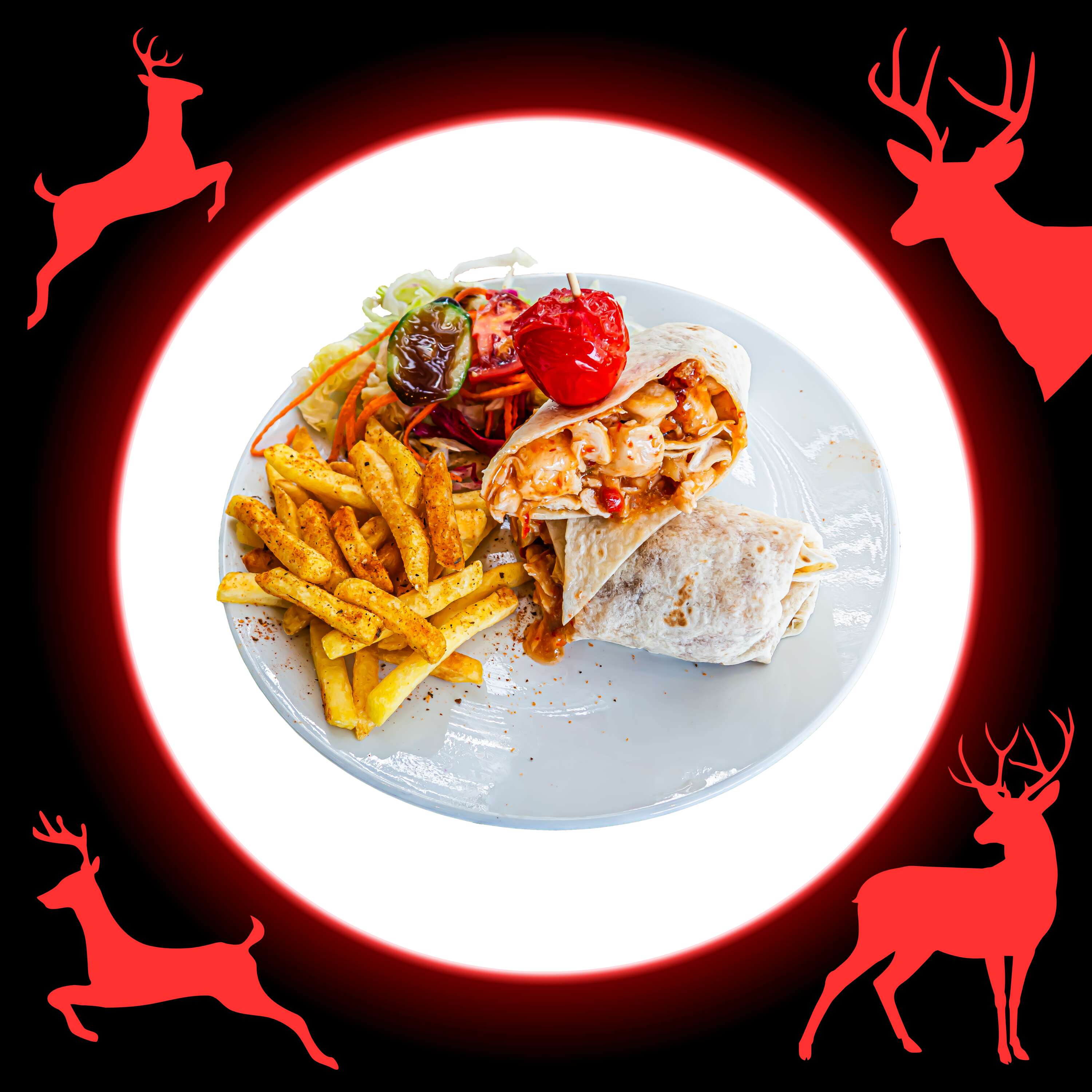 Sweet and sour sauce wrap