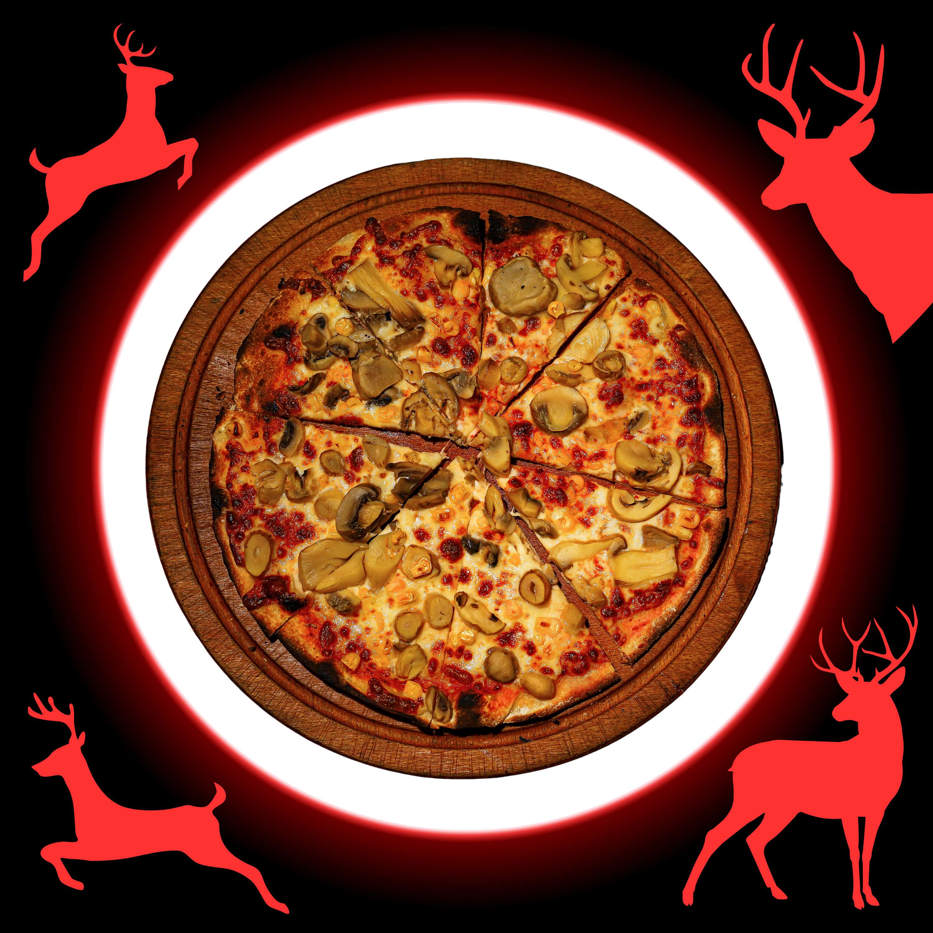 Mushroom pizza