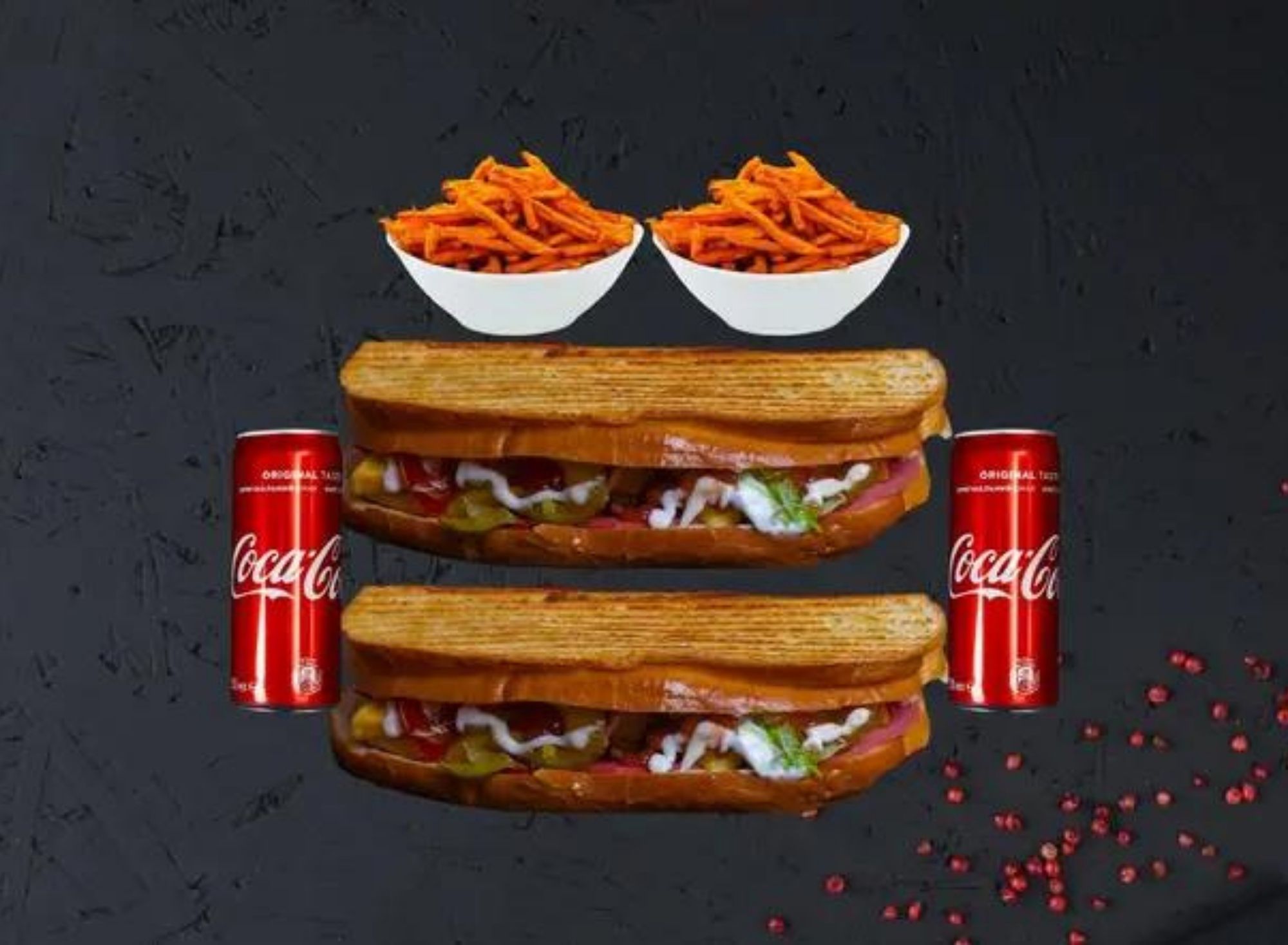 2'li Ayvalık Tost Menü