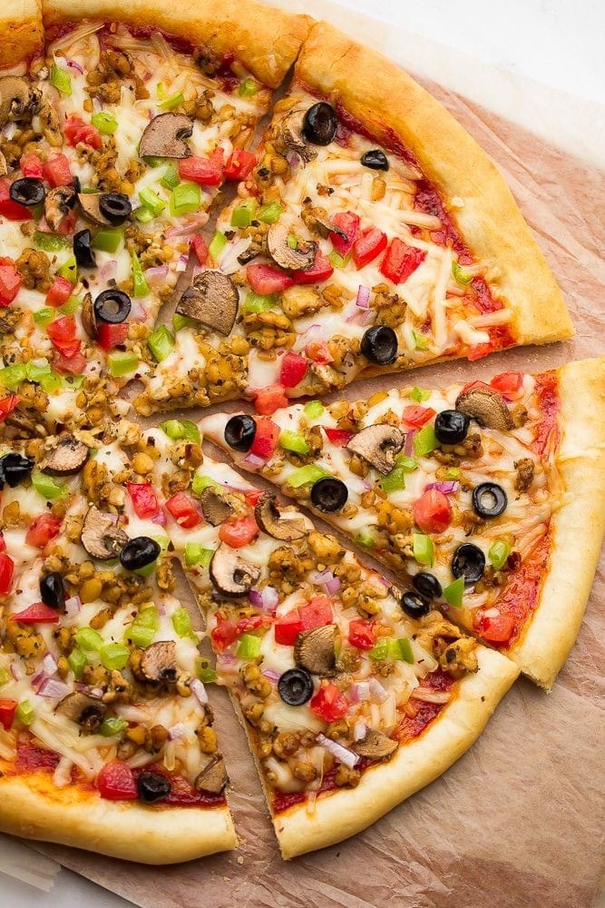 Vegetarian pizza