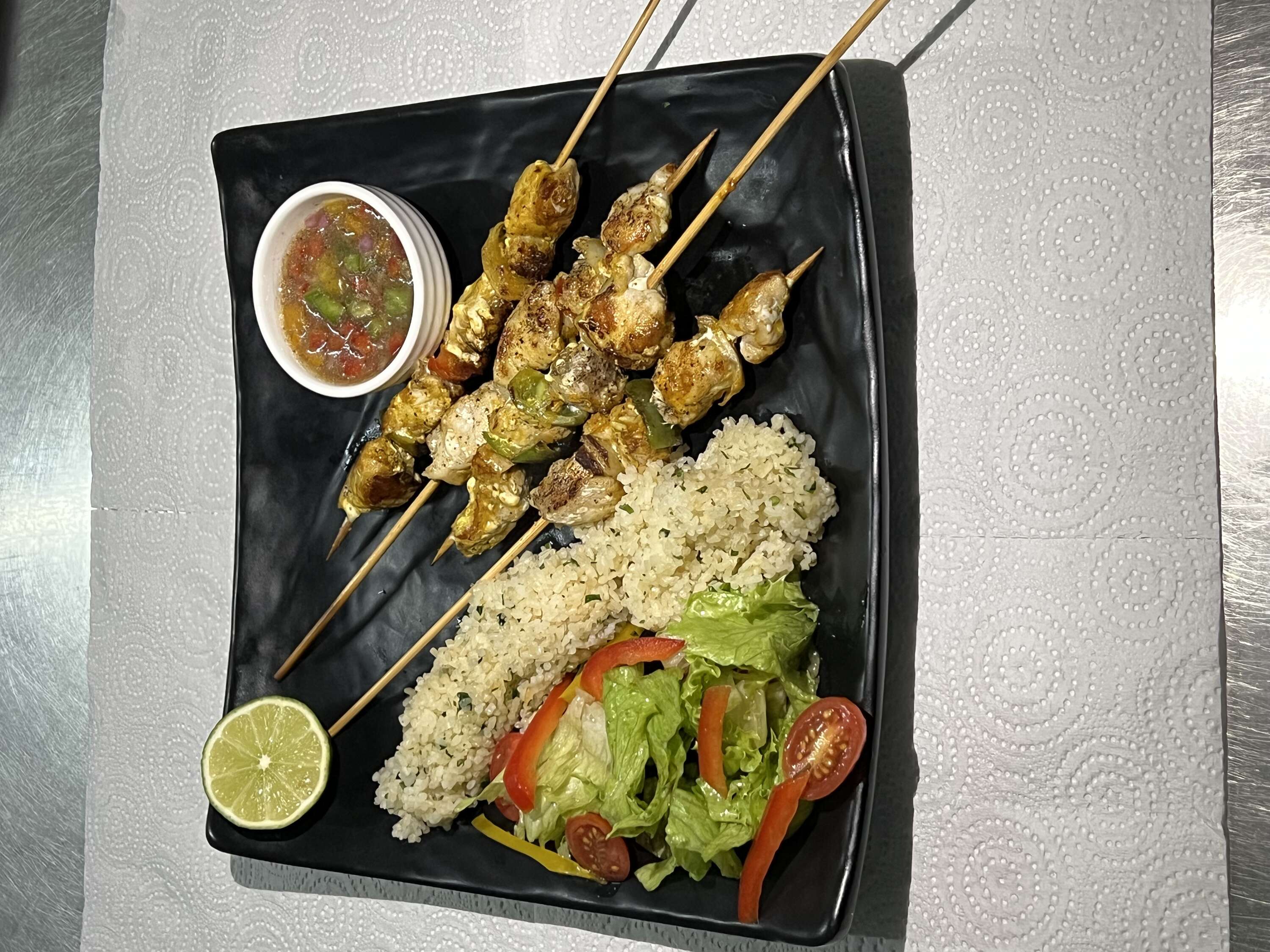 Brochette de lotte 