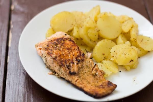 Saumon grillé 