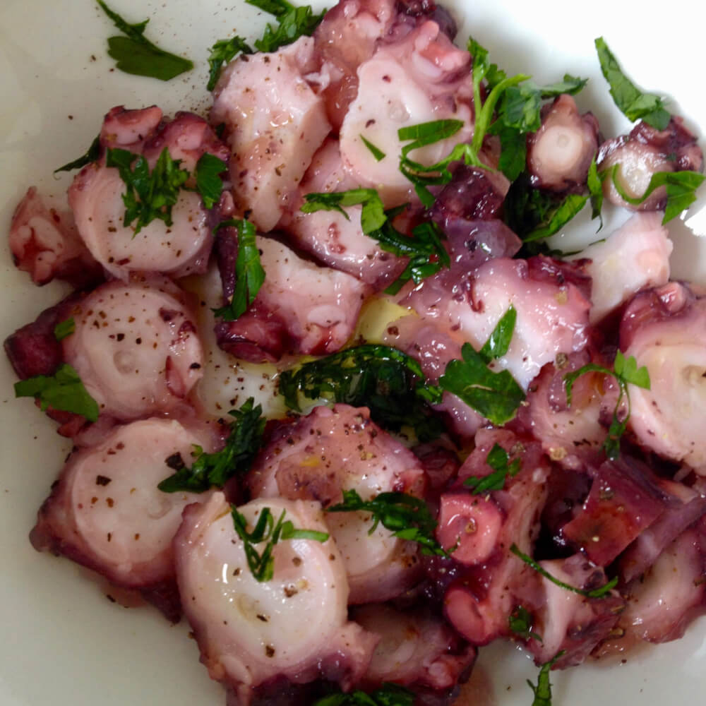 Salade de poulpe