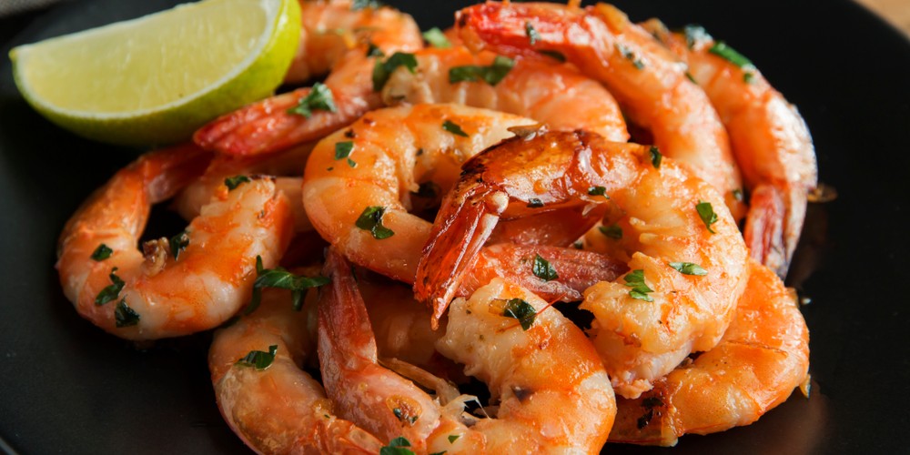 Crevettes à l'ail