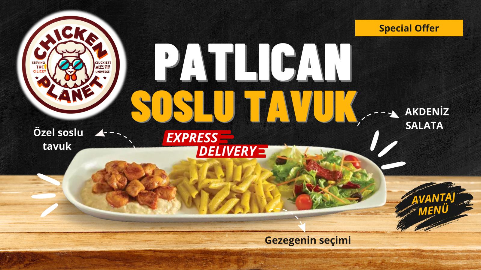 PATLICAN SOSLU TAVUK