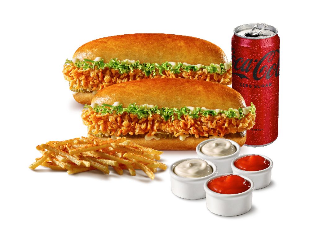 İKİLİ CAJUN SANDVİÇ MENÜ