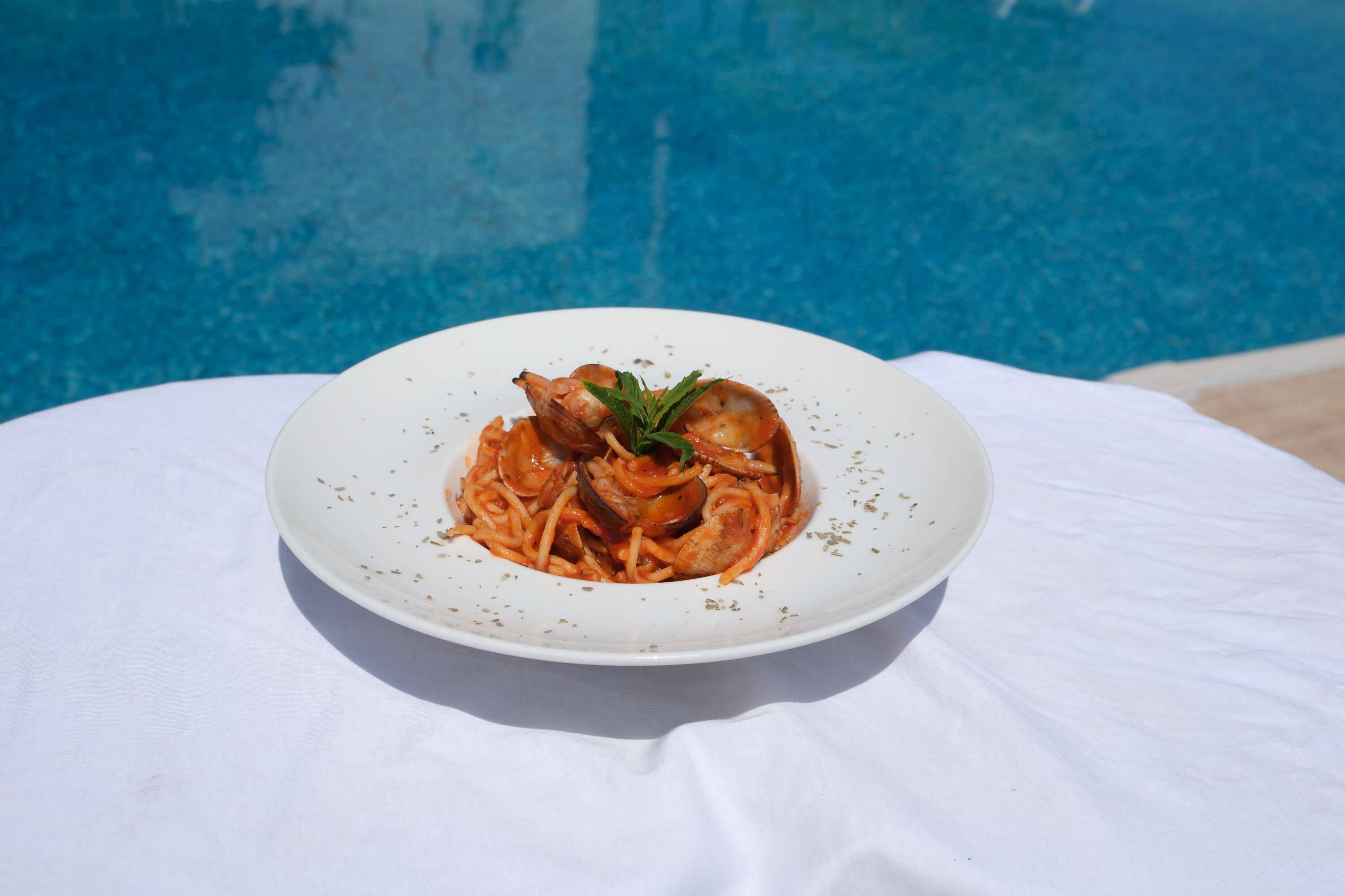 Spaghetti Vongole(Akivades Midyeli)