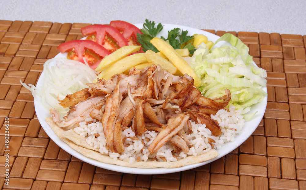 Pilav Üstü Tavuk Döner