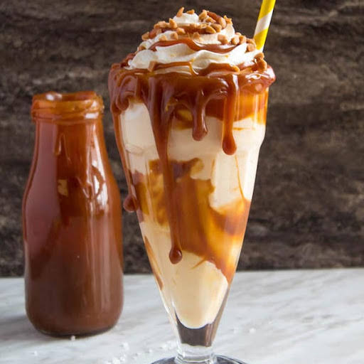 Iced caramel mocha