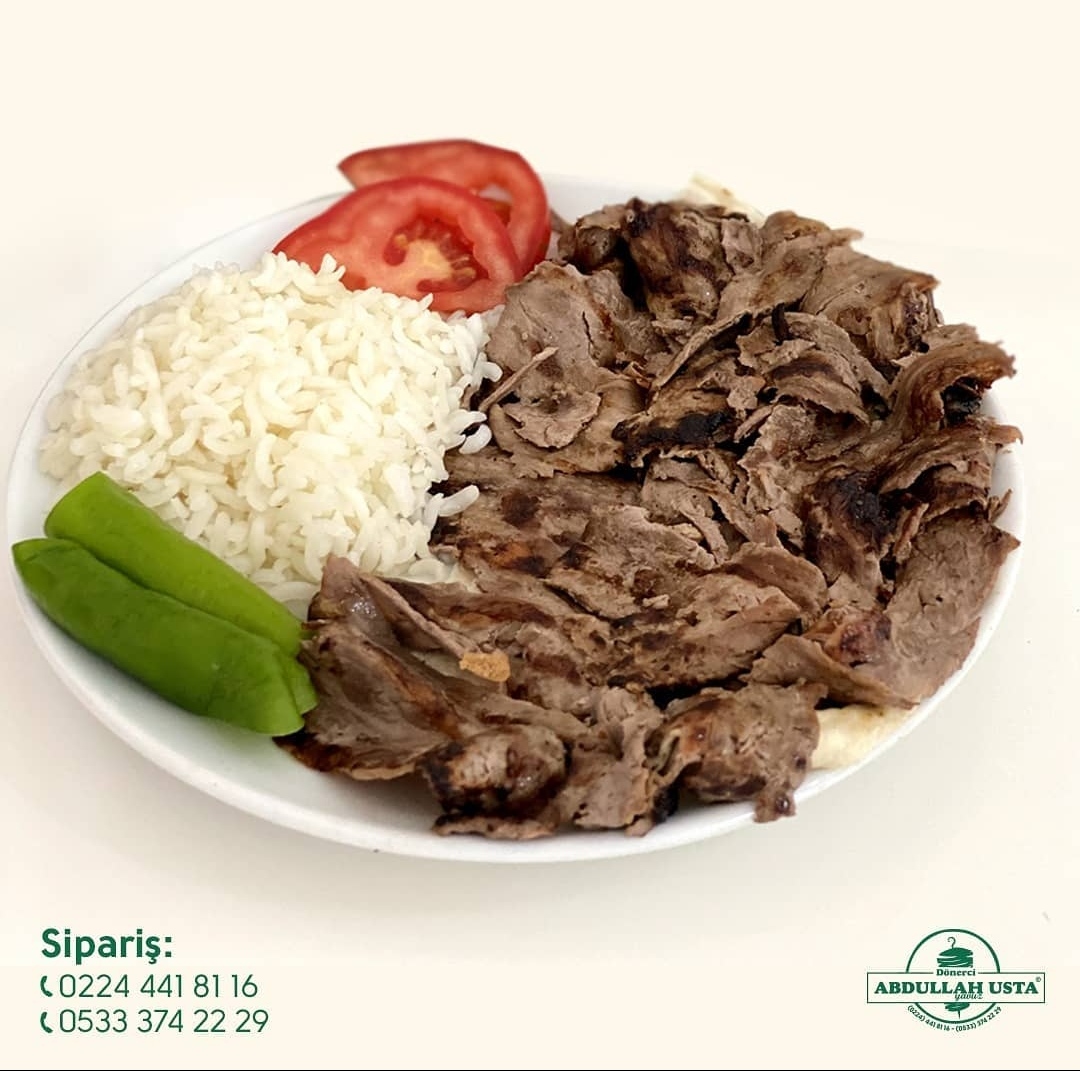1.5 Porsiyon Pilav Üstü Et Döner 