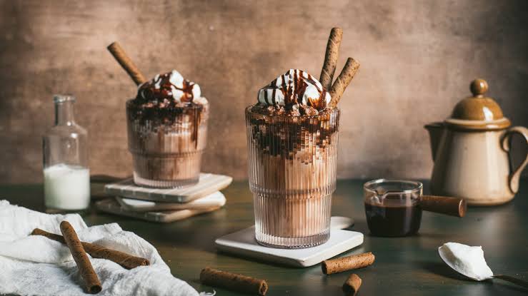 Ice cream frappe