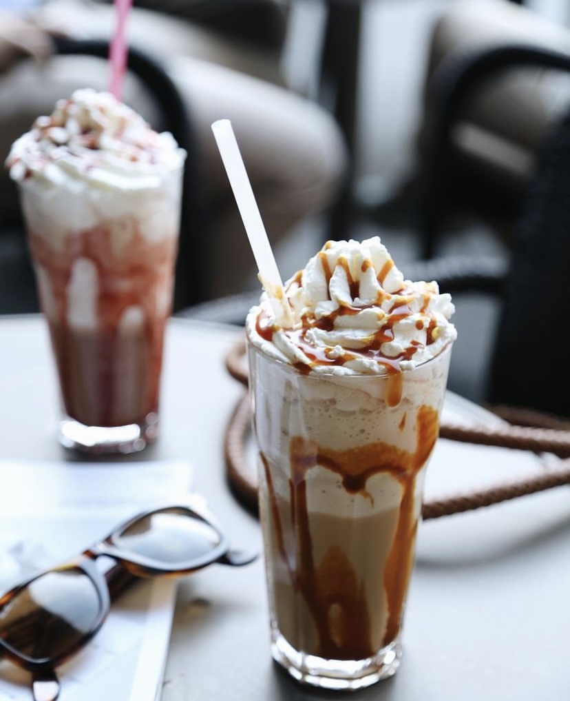 Caramel milkshake
