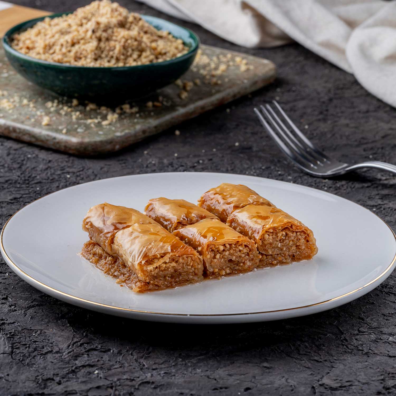 Homemade baklava