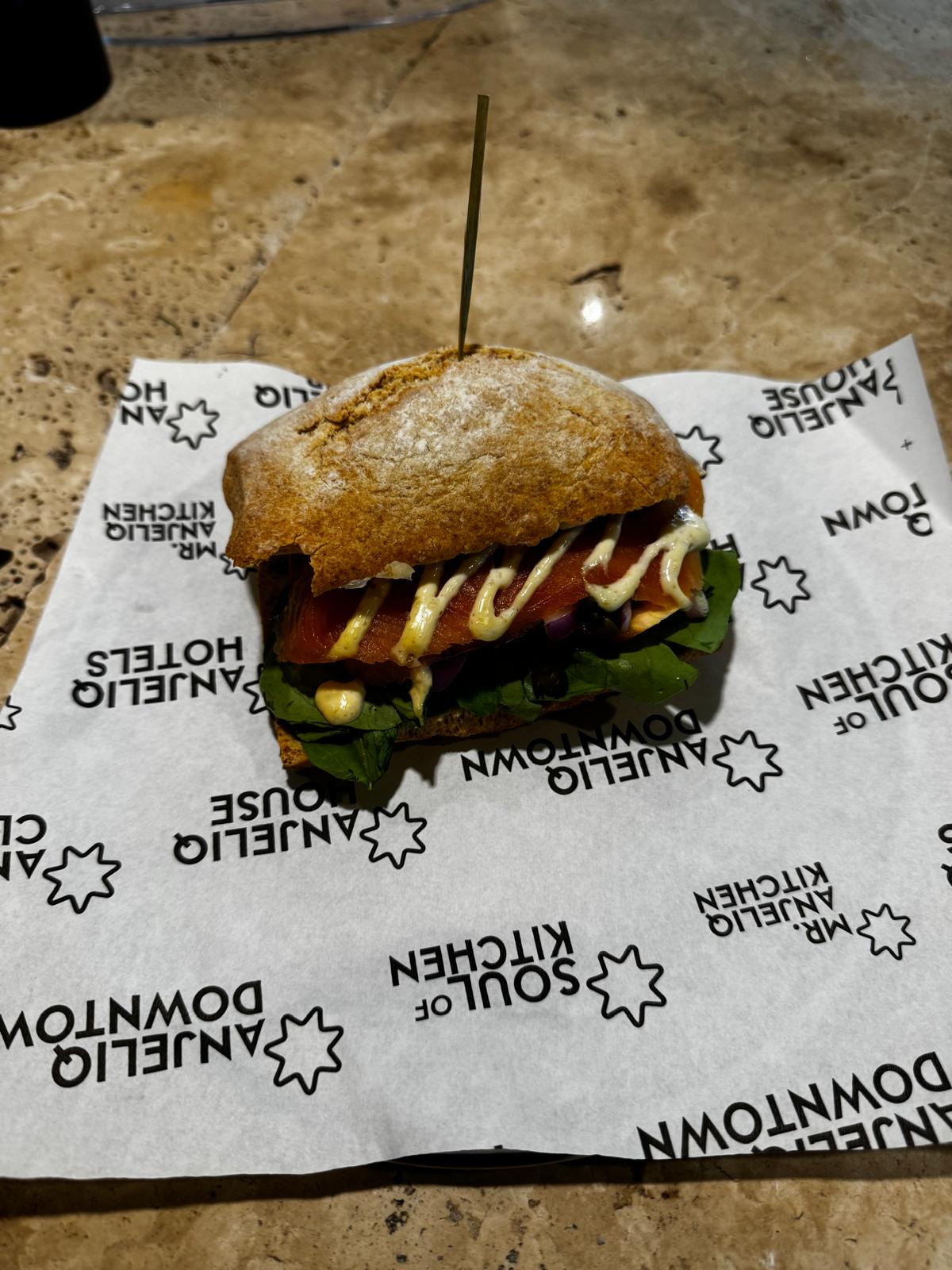 Smoked Salmon Sandwich