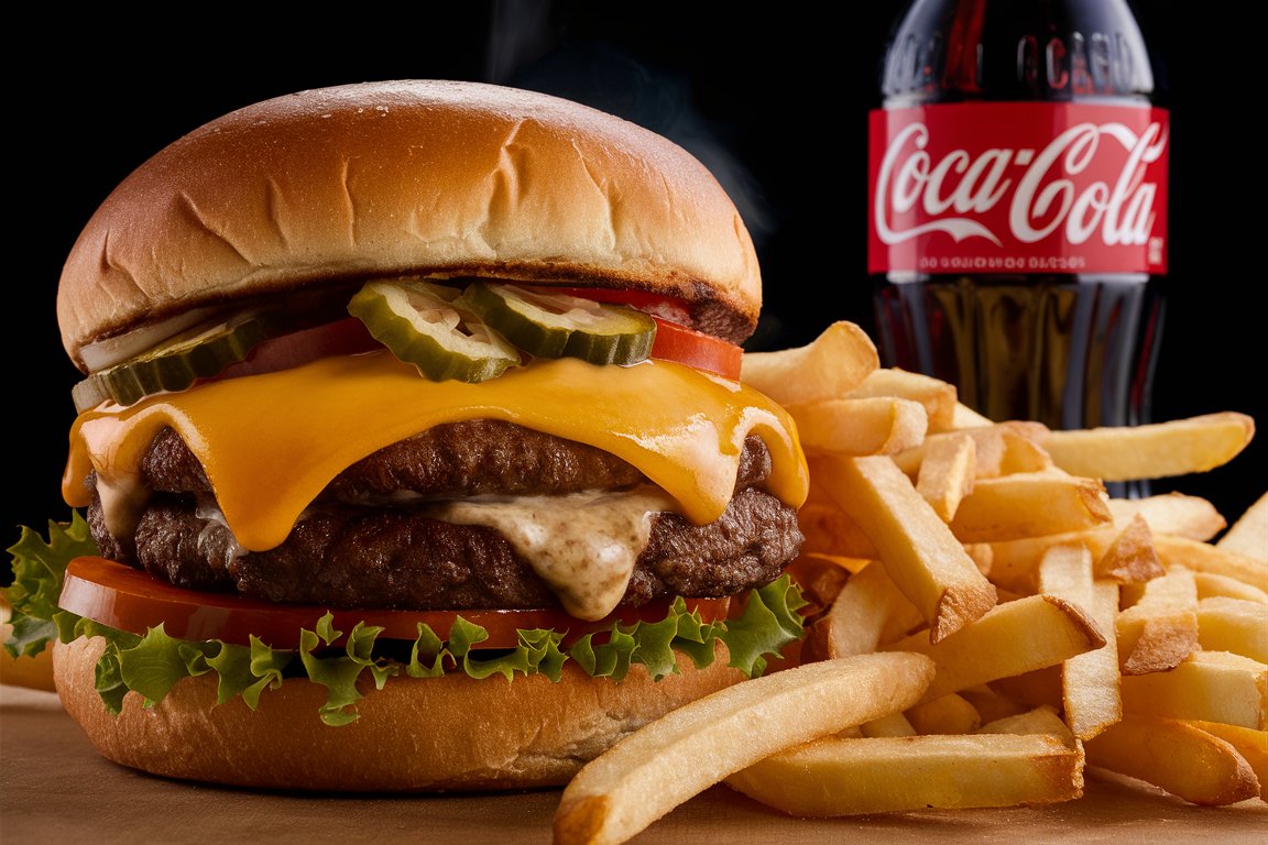 Cheeseburger Menü