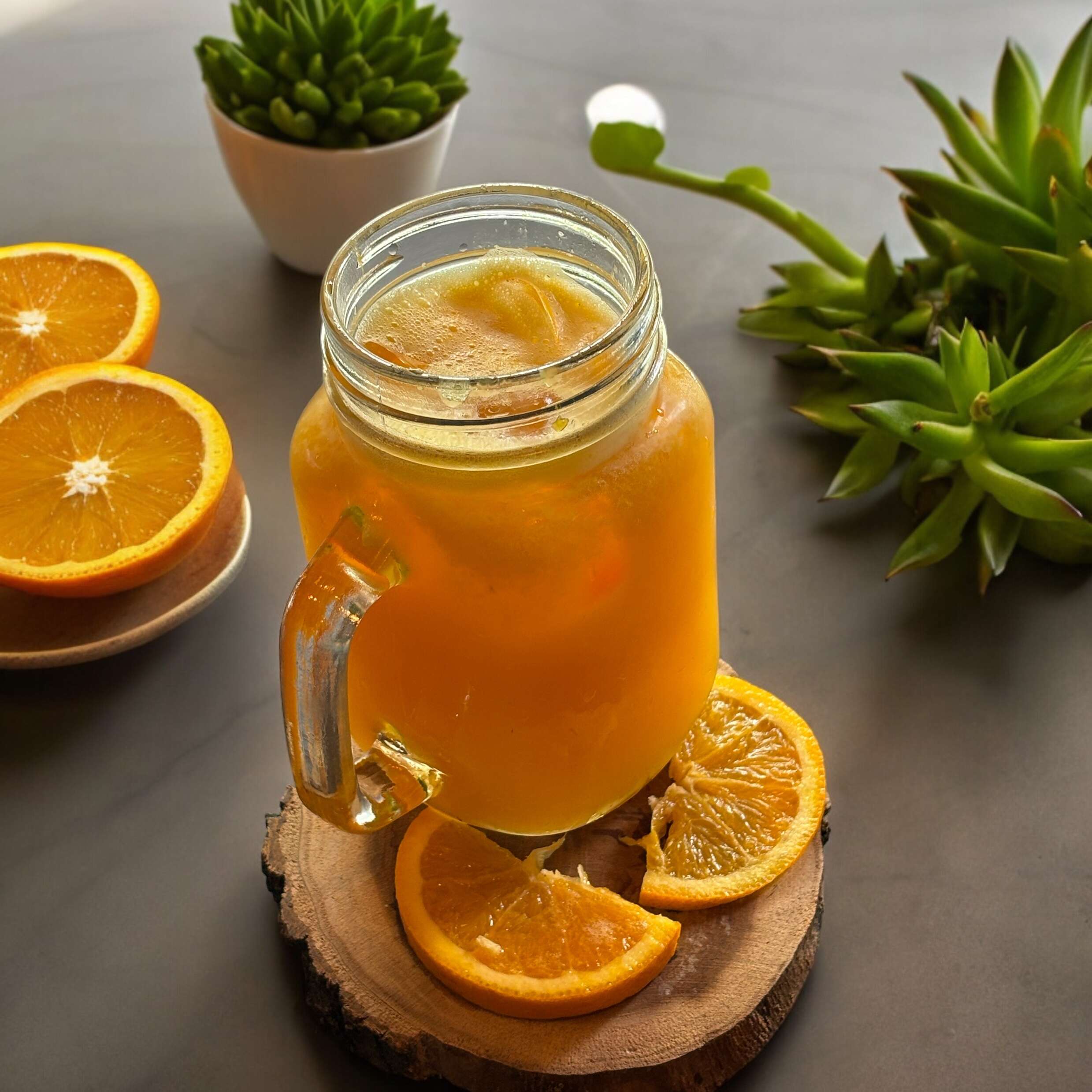 Homemade orange juice
