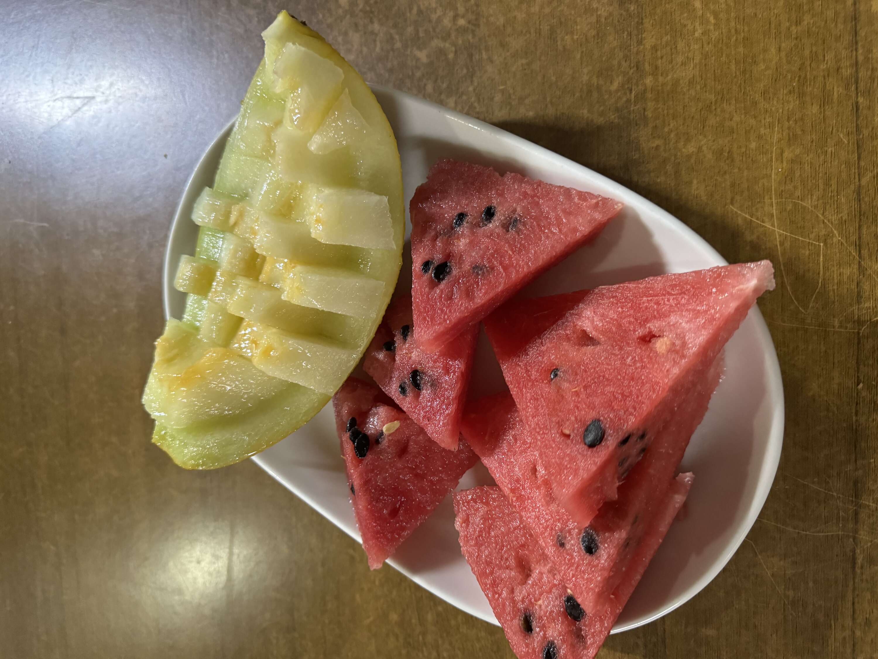 Double Fruit Plate