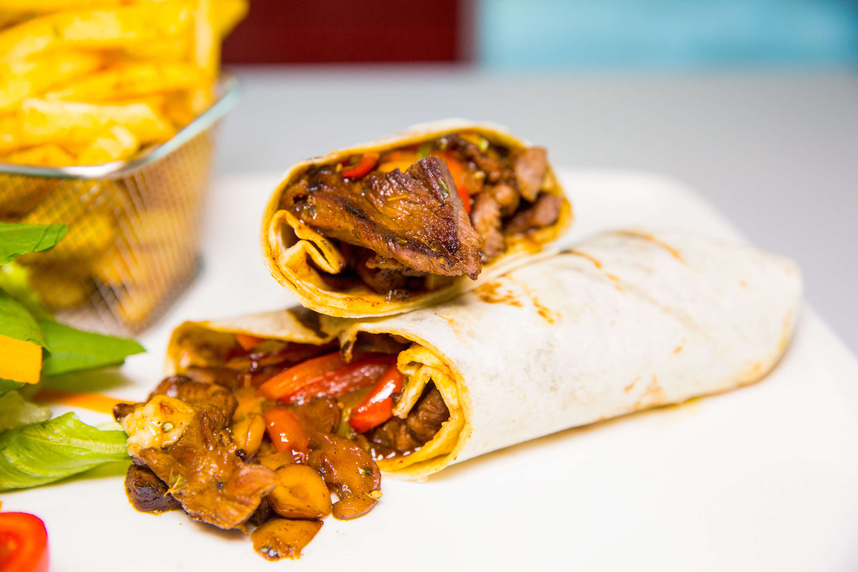 Biftekli Burrito