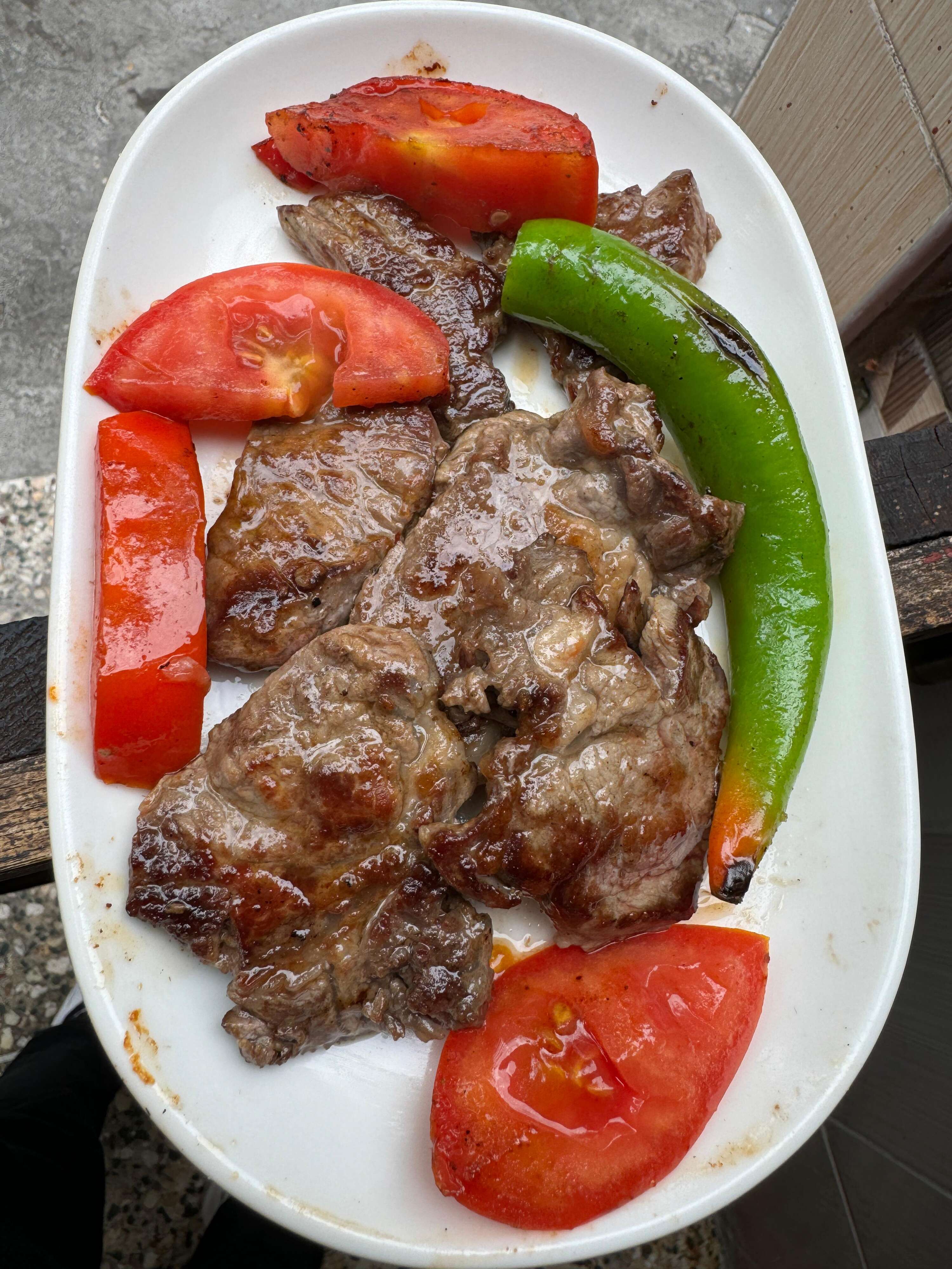 Beef portion