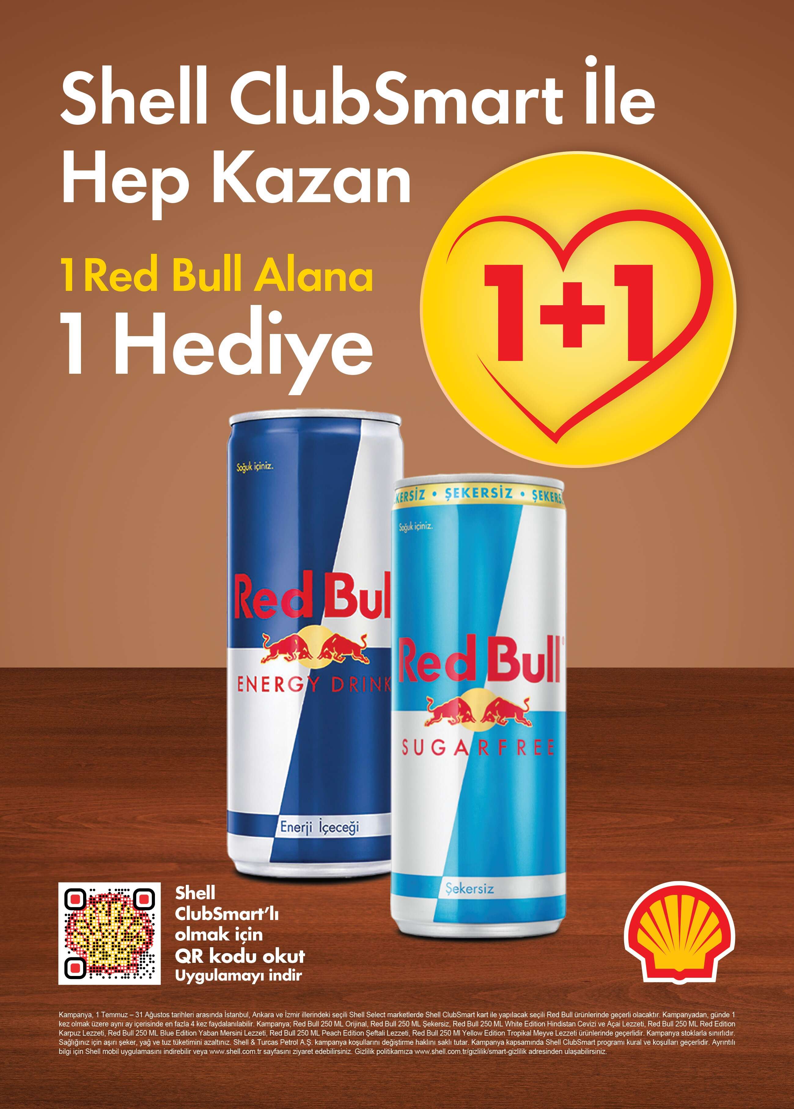 RED BULL 1 ALANA 1 HEDİYE