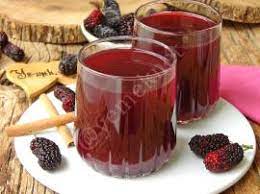 Black mulberry lemonade