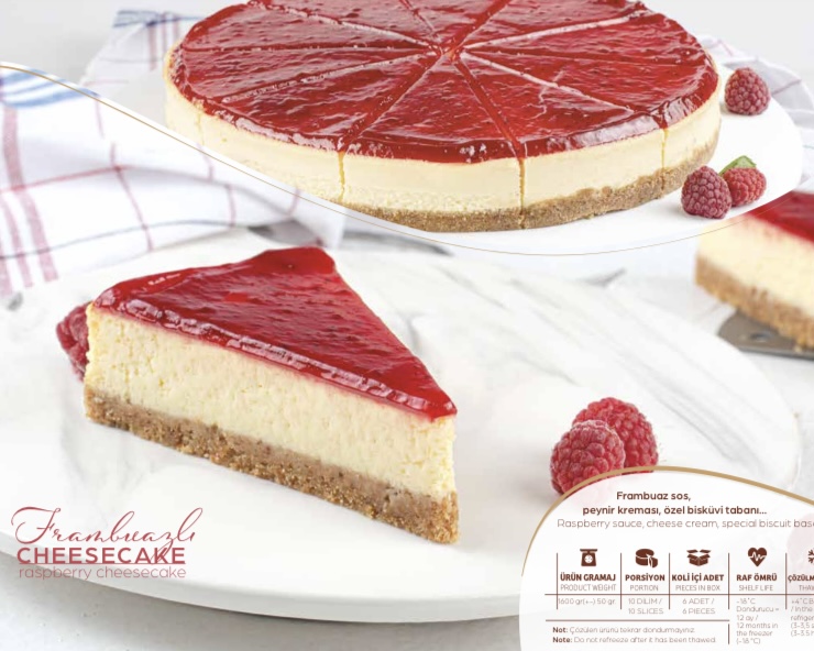 Raspberry cheesecake