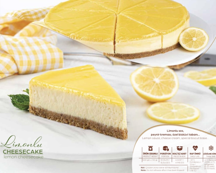 Lemon cheesecake