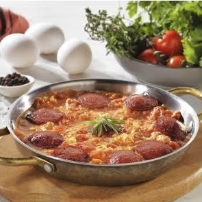 Menemen with sucuk